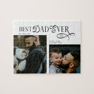 Puzzle Meilleur Papa Ever 2 Photos Cadeaux Fête des Pères