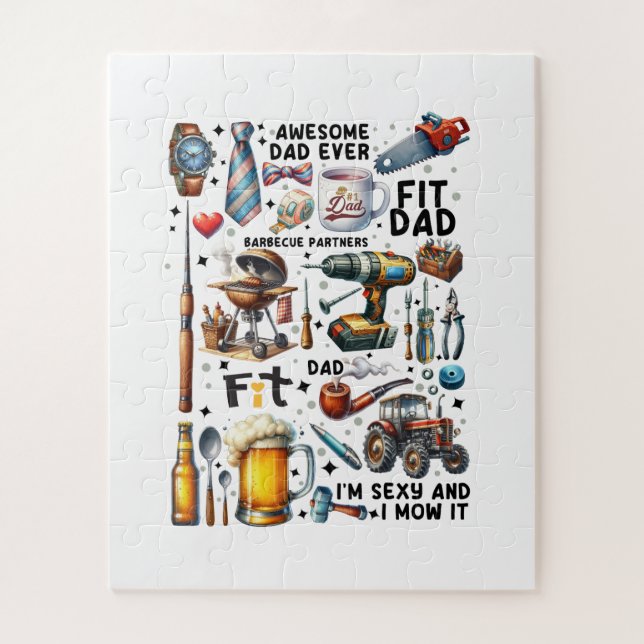 Puzzle Meilleur papa jamais (Vertical)