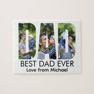 Puzzle Meilleur Papa Lettre Photo