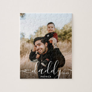 Puzzle Meilleur Papa Personnalisé Cadeau Photo pour Papa