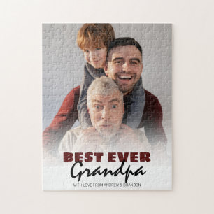Puzzle Meilleur Papy de Tous les Temps Photo