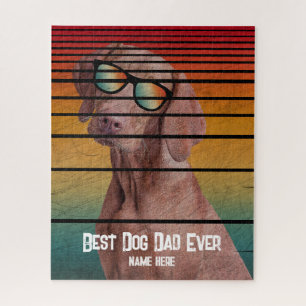 PUZZLE MEILLEUR PÈRE DE CHIEN TENDANCE CADAO FÊTE DES PÈR