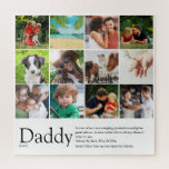 Puzzle Meilleur père, papa, Father Definition 12 Photo Fu<br><div class="desc">Personnel with your her 12 favourites photos et personalized text for your special dad, daddy or father to create a unique venge for Father's day, birthdays, Christmas or any day you want to show much means to you. A perfect way to show him how amazing he is every day. Designed...</div>