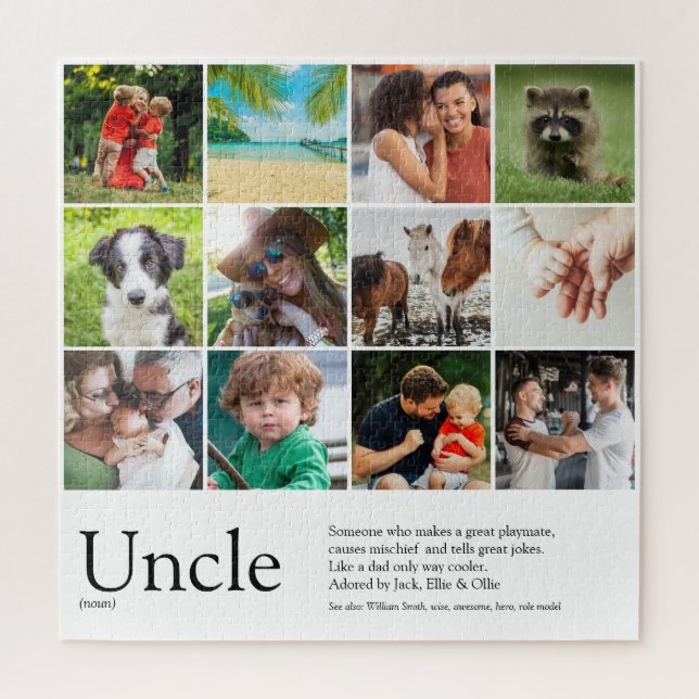 Puzzle Meilleure définition de Funcle Oncle 12 Photo Fun (Vertical)