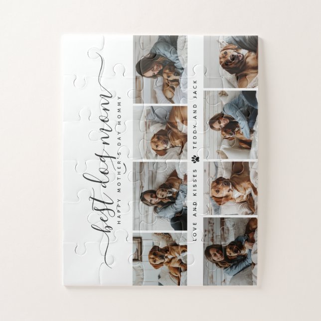 Puzzle Meilleure maman de chien : photo de chien personna (Vertical)