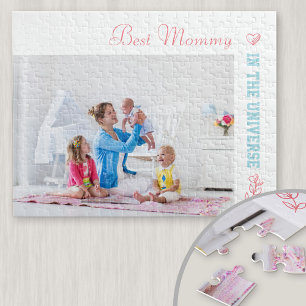 Puzzle Meilleure Maman de l'Univers - Photo personnalisée