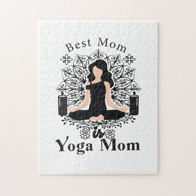 Puzzle meilleure maman est maman yoga (Vertical)