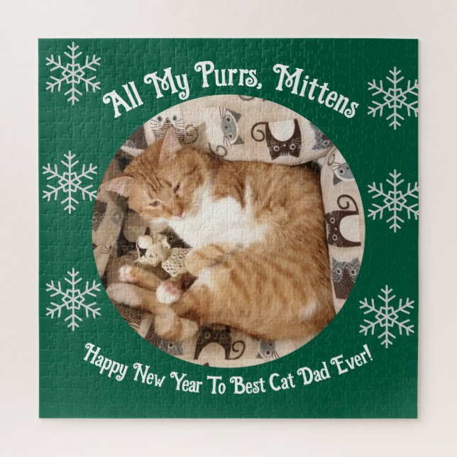 Puzzle Meilleure maman / papa de chat de tous les temps,  (Vertical)