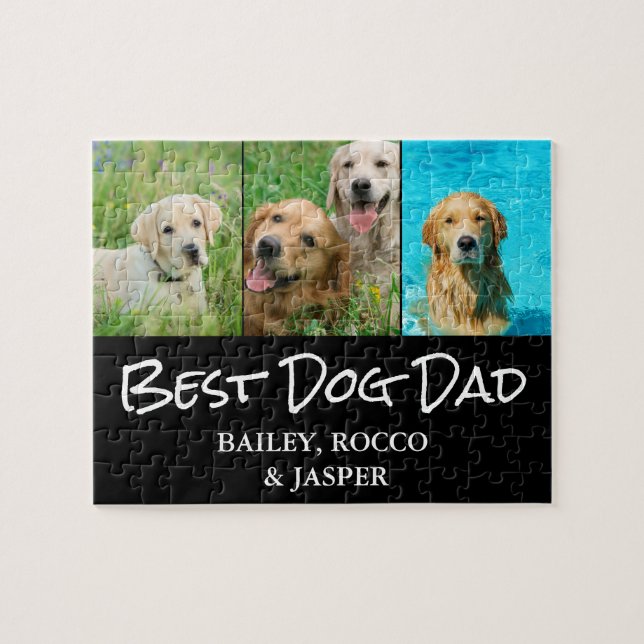Puzzle Meilleure photo de papa chien  (Horizontal)