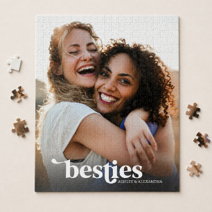 Puzzle Meilleures Amies Amies Personnalisées Photo