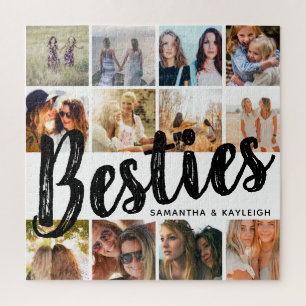 Puzzle MEILLEURES AMIES, Collage de photos & Noms   Meill