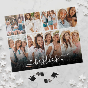Puzzle Meilleures Amies Collage Photo Élégant pour Meille