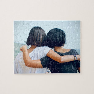 Puzzle Meilleures amies personnalisées avec photo