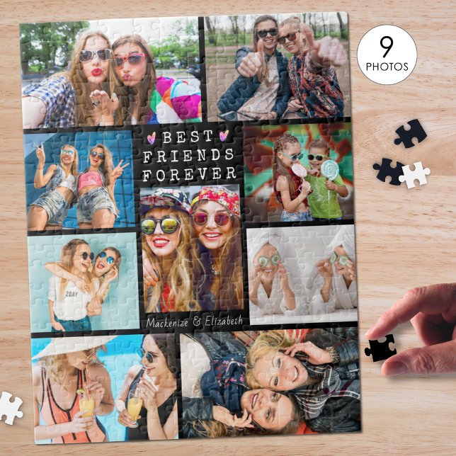 Puzzle Meilleures AMIES POUR TOUJOURS 9 Collage de photos (Créateur téléchargé)