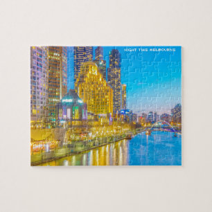Puzzle Melbourne Australie la nuit