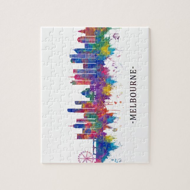 Puzzle Melbourne Australie Skyline (Vertical)