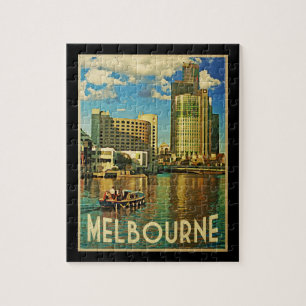 Puzzle Melbourne Skyline Australie
