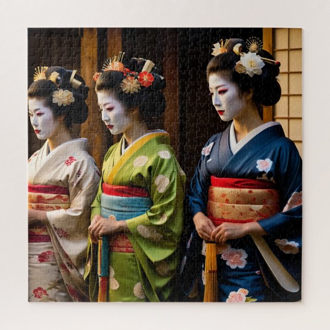 Puzzle Mémoires de Maiko : Apprentissage de Geisha (Vertical)