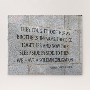 Puzzle Mémorial des anciens combattants de la Seconde Gue