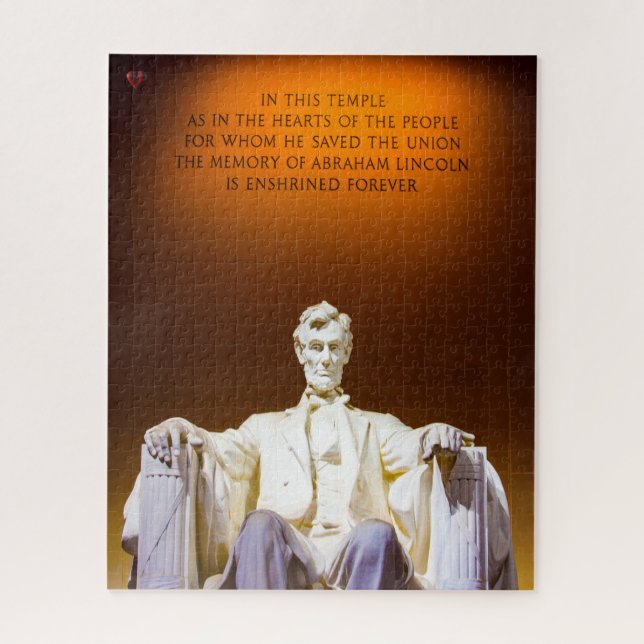 Puzzle Mémorial Lincoln Washington (Vertical)
