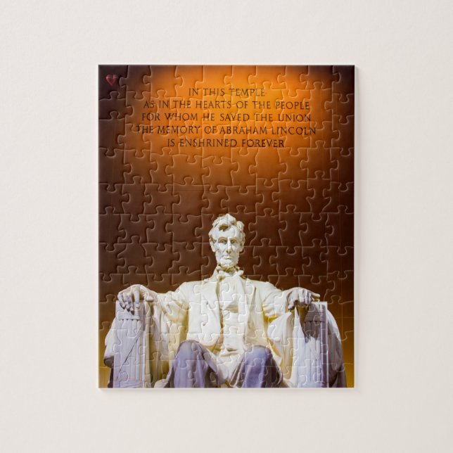 Puzzle Mémorial Lincoln Washington (Vertical)