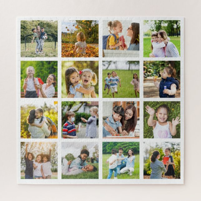 Puzzle Memories in Motion : personnalisable 16 Photo Coll (Vertical)
