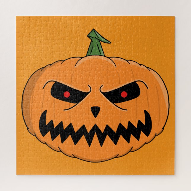 Puzzle Menacer Jack O'Lantern Halloween (Vertical)