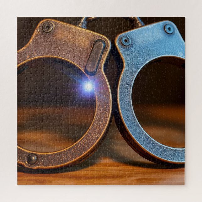 Puzzle Menottes de police (Vertical)