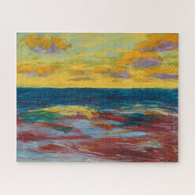Puzzle Mer au large d'Alsen | Emil Nolde | (Horizontal)