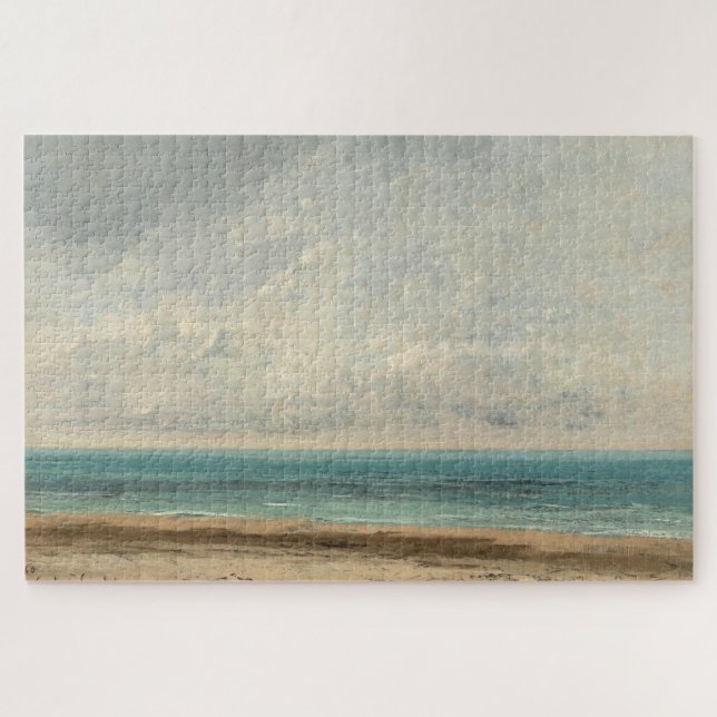 Puzzle Mer Calme - Gustave Courbet (Horizontal)