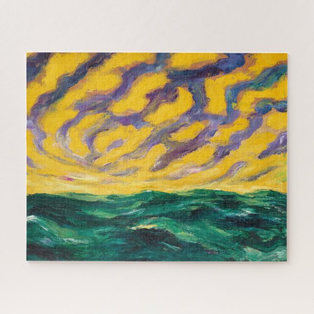 Puzzle Mer d'automne | Emil Nolde | (Horizontal)