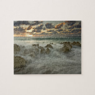Puzzle Mer des Caraïbes, Îles Caïmans. Vagues déferlantes