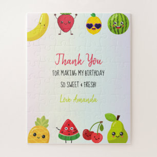 Puzzle Merci Fruits mignonnes Premier cadeau de fête d'an