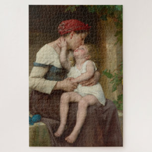 Puzzle Mère aimante avec son adorable enfant (Perrault)