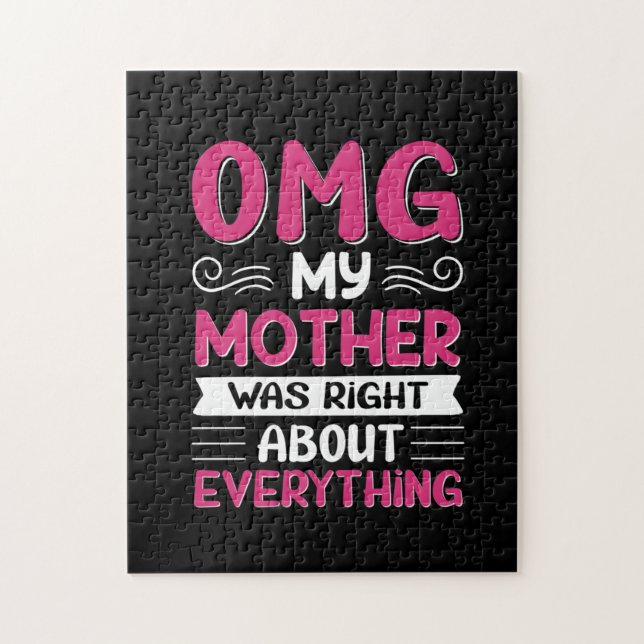 Puzzle Mère Art Ma Mère Avait Raison (Vertical)
