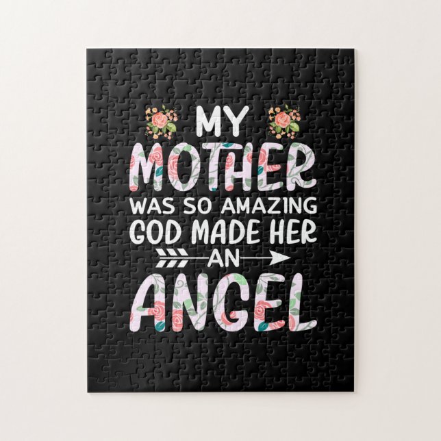 Puzzle Mère Art Ma Mère Un Ange (Vertical)