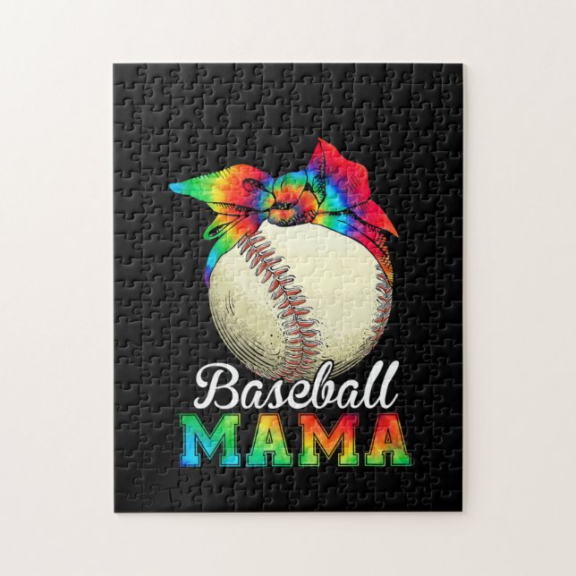 Puzzle Mère Baseball Mama Anniversaire (Vertical)