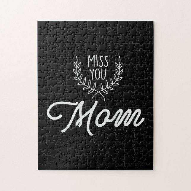 Puzzle Mère cadeau Miss You Maman (Vertical)
