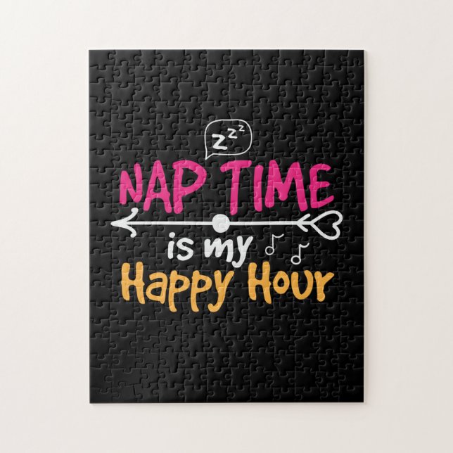 Puzzle Mère Cadeau Nap Heure Est Mon Heureuse Heure (Vertical)