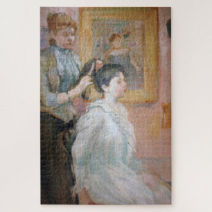 Puzzle Mère Coiffure de fille (par Berthe Morisot)
