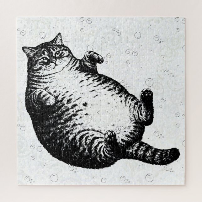 Puzzle Mère de chat, je ne suis que peau et os pour l'ama (Vertical)