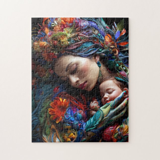 Puzzle Mère Et Enfant (Vertical)