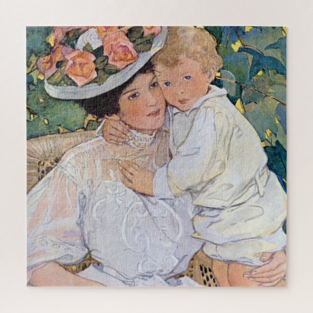 Puzzle Mère et enfant, Jessie Willcox Smith (Vertical)