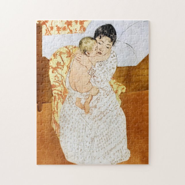 Puzzle Mère et enfant, Mary Cassatt (Vertical)