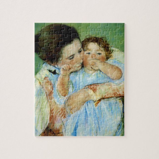 Puzzle Mère et enfant par Mary Cassat (Vertical)