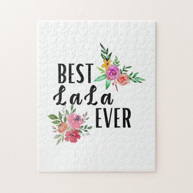 Puzzle Mère Meilleure Lala jamais anniversaire (Vertical)