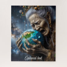 Mère Nature dans le deuil de la Terre