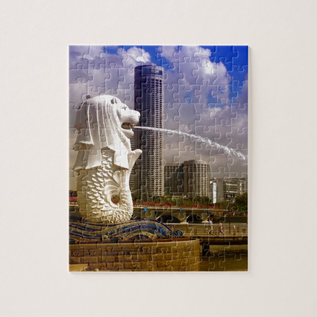 Puzzle Merlion, Singapour (Vertical)