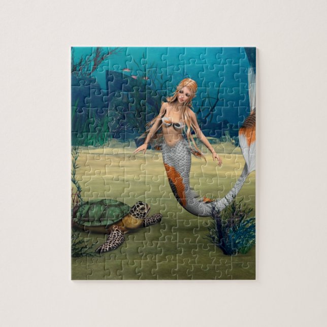 Puzzle Mermaid et Turtle (Vertical)