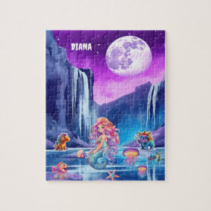 PUZZLE MERMAID VIBRANT, DINOSAURE, CRÉATURES DE MER PUZZL
